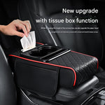 Premium Car Armrest Organizer & Comfort Pad(black)