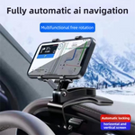 2-Pack Multi-Function 360° ABS Rotating Car Phone Holder - Universal Clip Mount for Dashboard, Rearview Mirror & Sun Visor with Anti-Slip