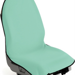Mint Waterproof Towel Car Single Seat Cover - Universal Non-Slip Sweat-Absorbent Bucket Seat Protector for Gym Fitness and Beach