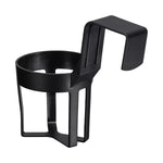 Black Car Cup Holder – Universal Vehicle Drink Organizer, Portable Beverage Rack (Set of 4)
