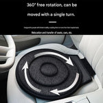 Red 360° Swivel Car Seat Cushion – Portable Rotating Transfer Aid for Elderly, Pregnant Women & Mobility Support