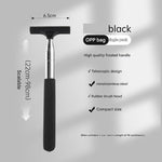 Black Telescopic Car Mirror Wiper - ABS & Stainless Steel - 98cm Extendable, Defog & Rain Removal, Compact Car Cleaning Tool, Universal Fit, Travel Friendly