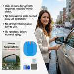 2 Set of Car Rearview Mirror HD Rainproof Film with Complete Installation Tool Kit – Anti Fog Waterproof Protective Shield Sticker, Hydrophobic Glare-Reducing Clear Membrane