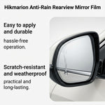 4 Set of Car Rearview Mirror HD Rainproof Film with Complete Installation Tool Kit – Anti Fog Waterproof Protective Shield Sticker, Hydrophobic Glare-Reducing Clear Membrane
