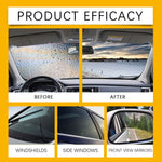 120ML Car Windshield Glass Oil Film Remover Cleansing Brush – Automative Window Degreaser and Cleaner Applicator for Rain Marks, Water Spots and Driving Visibility Restoration
