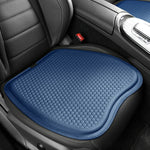 Blue Universal Honeycomb Gel Seat Cushion - Breathable Cooling Pad for Car & Office - Ergonomic Pressure Relief & Non-Slip Design for Long Sitting