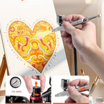 Airbrush Kit Air Brush Kit 1/6 HP Air Compressor Tank 1 Airbrush 3 Tips