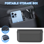 TPE Car Boot Organiser Australia | No-Sew Stitching Odourless Design | Reusable Velcro for Door/Center Console | Camping/Office Storage Box