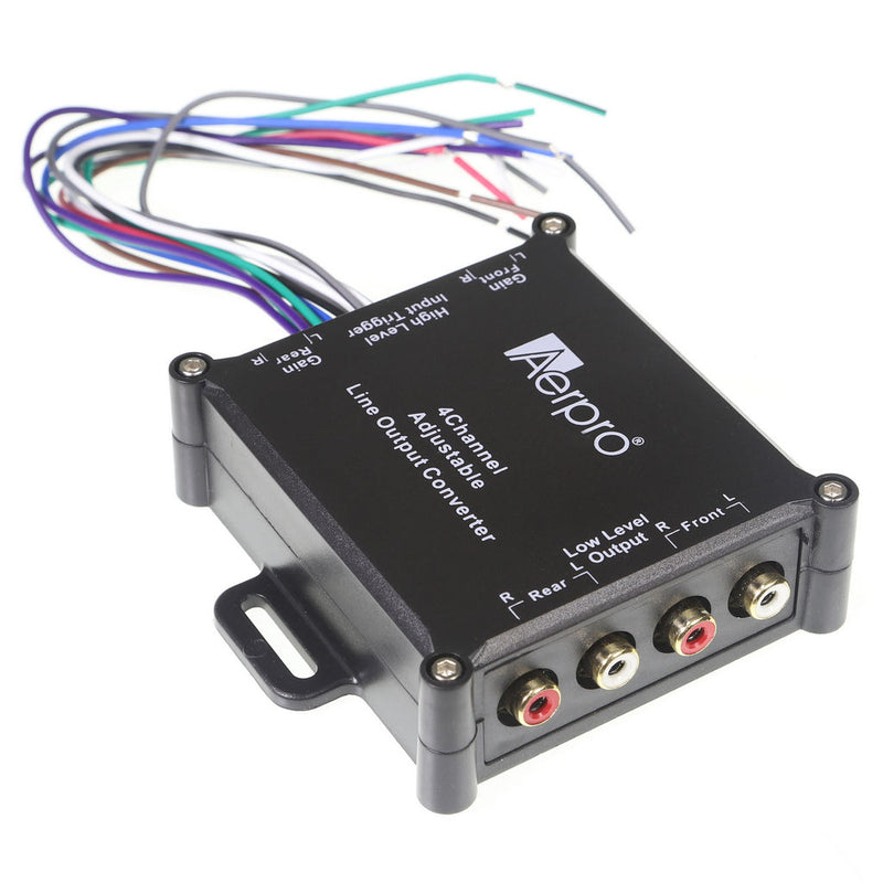 Aerpro AP3044A 4 Ch Audio Level Antenna Adapter