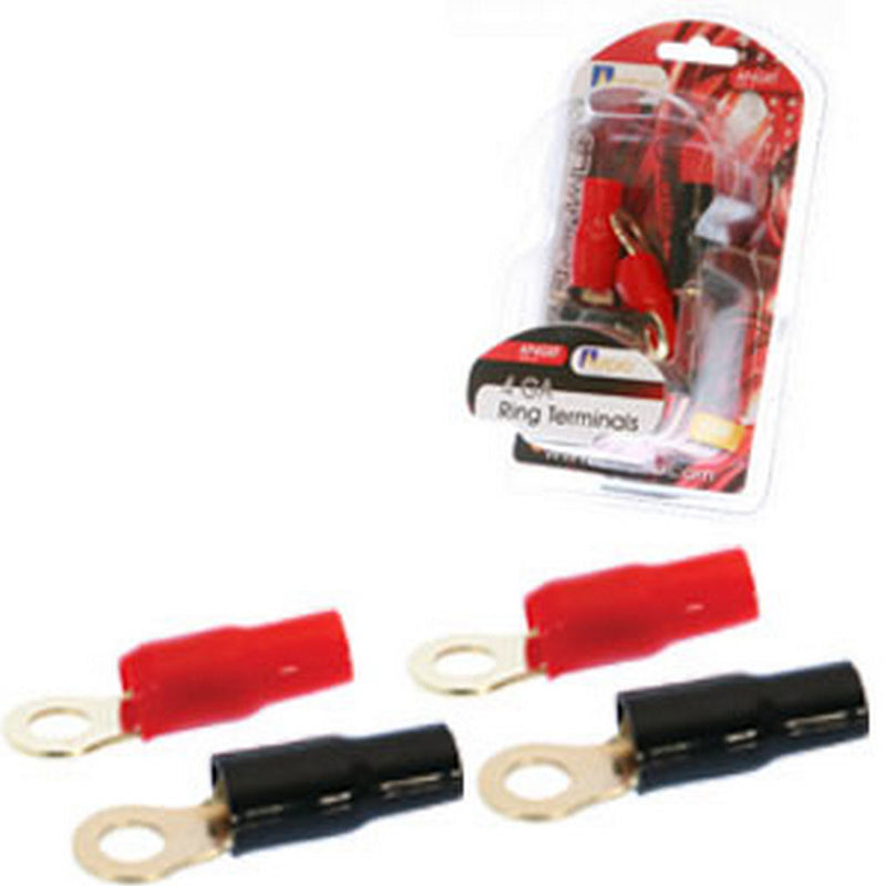 Aerpro AP4GRT Ring Terminals 4ga Antenna Adapter