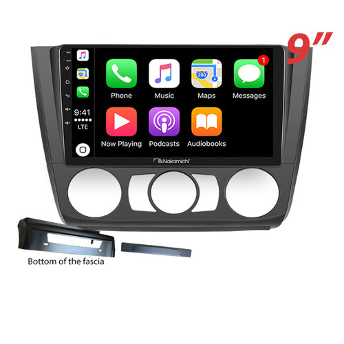 BMW 1 Series 2004-2011 Manual A/C Nakamichi 9in Android Head Unit