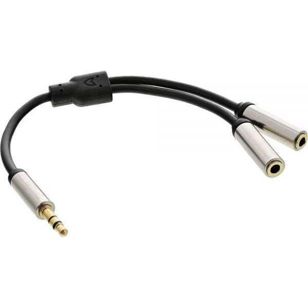InLine 99250 audio elosztó Fekete