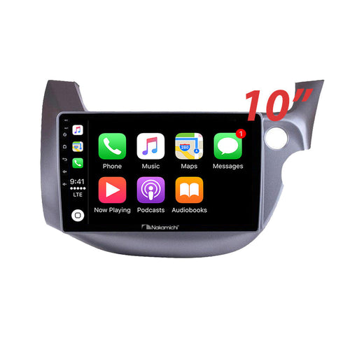 Nakamichi Wireless CarPlay Android Auto Head Unit Honda Jazz 2008-2013